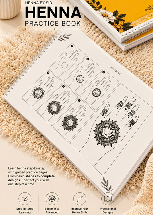 Henna Practice Book by HennaBySadia
