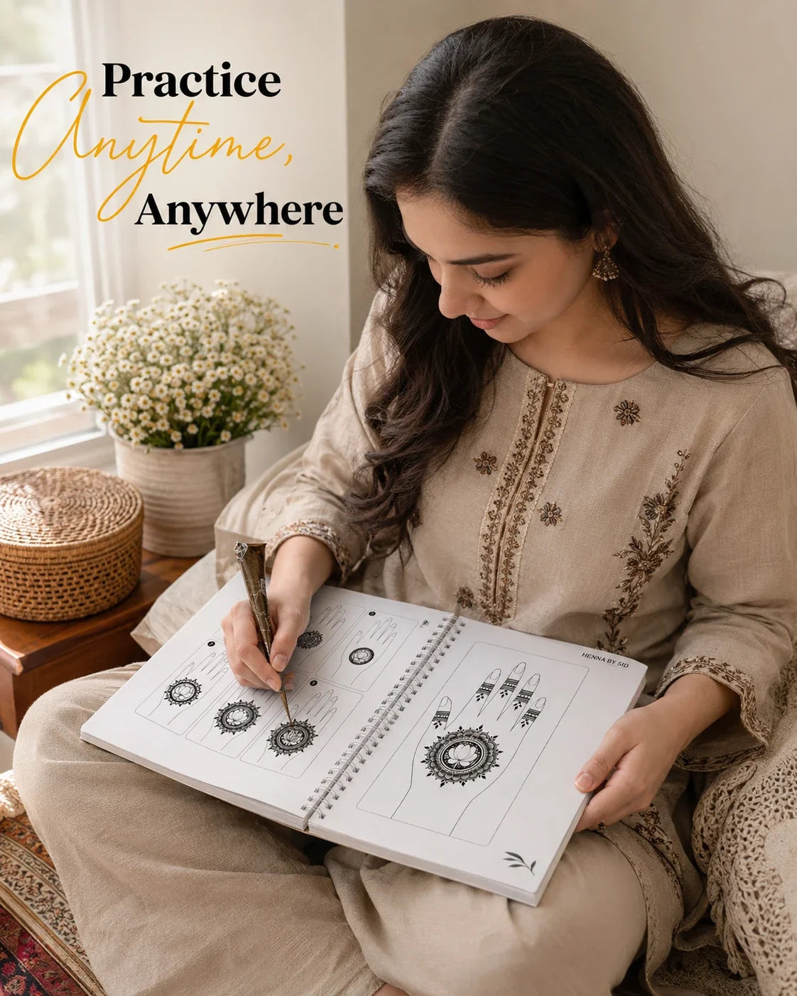 Henna Practice Book by HennaBySadia